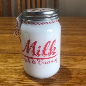 Milk Rich & creamy decor bottle & scented candle